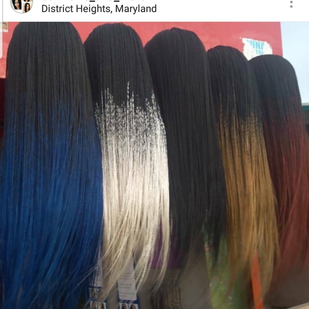 Variety handmade braided wigs